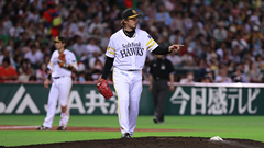 今季から新加入した岡島秀樹は開幕から46試合連続自責点0