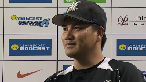 千葉ロッテ・井口選手 ヒーローインタビュー